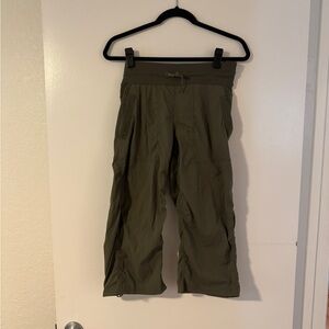 Lululemon Dance Studio Crop Green Pants